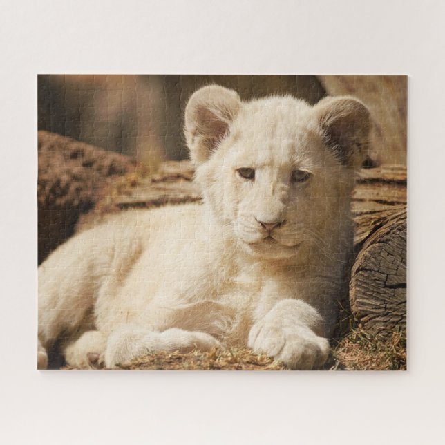 Quebra-cabeça Lion Cub (Horizontal)