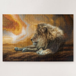 QUEBRA-CABEÇA LION MAJESTIC HUNTER