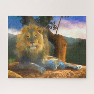 QUEBRA-CABEÇA LION POR AÍ NO TRABALHO