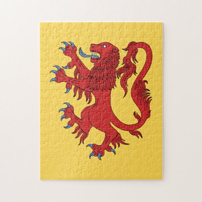 Quebra-cabeça Lion Rampant Gules (Vertical)