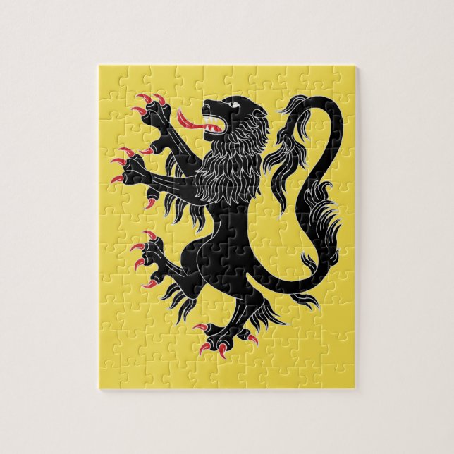 Quebra-cabeça Lion Rampant Sable (Vertical)