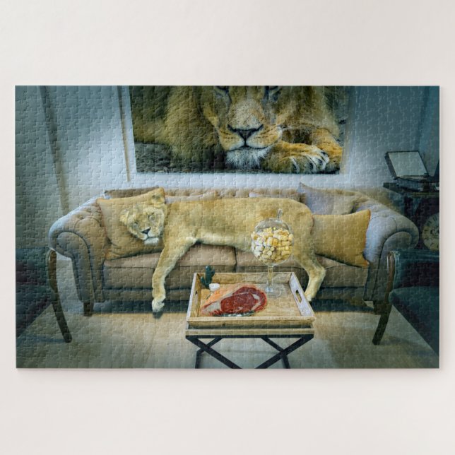 Quebra-cabeça Lions Home (Horizontal)
