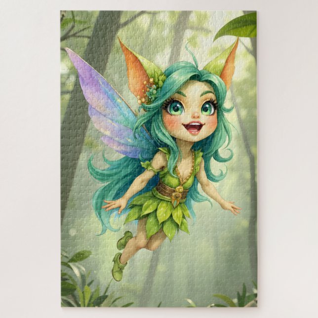 Quebra-cabeça Liora a Sprite da Floresta –Companheira Fada Encan (Vertical)