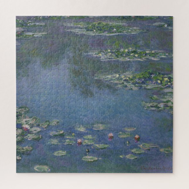 Quebra-cabeça Lírios Água Monet 1906 (Vertical)