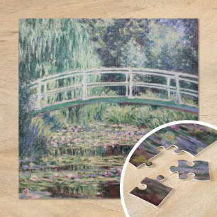 Quebra-cabeça Lírios de Água Brancos Claude Monet