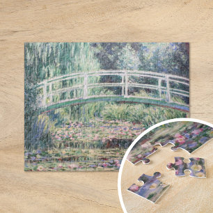 Quebra-cabeça Lírios de Água Brancos Monet
