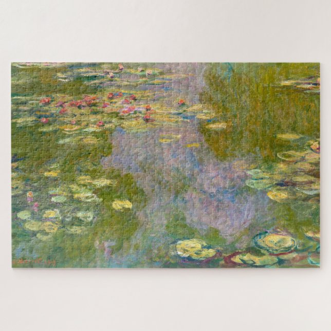 Quebra-cabeça Lírios de Água | Claude Monet | (Horizontal)