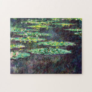 Quebra-cabeça Lírios de água Claude Monet legal, velho, mestre