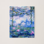 Quebra-cabeça Lírios de Água Rosa Monet<br><div class="desc">Um monet de água rosa lírio quebra-cabeça com belos lírios cor-de-rosa flutuando em um lago azul calmo com almofadas de lírios. Um presente de Monet excelente para fãs do impressionismo e da arte francesa. Inimpressionismo sereno na natureza com lindas flores e paisagem de lagoas cênicas.</div>