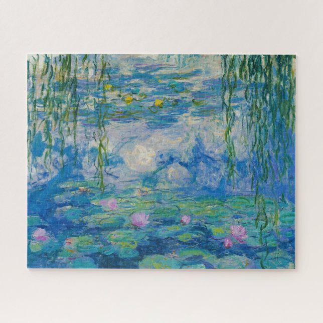 Quebra-cabeça Lírios de Claude Monet (Horizontal)