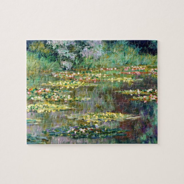 Quebra-cabeça Lírios Monet Water (1904) Belas Artes (Horizontal)