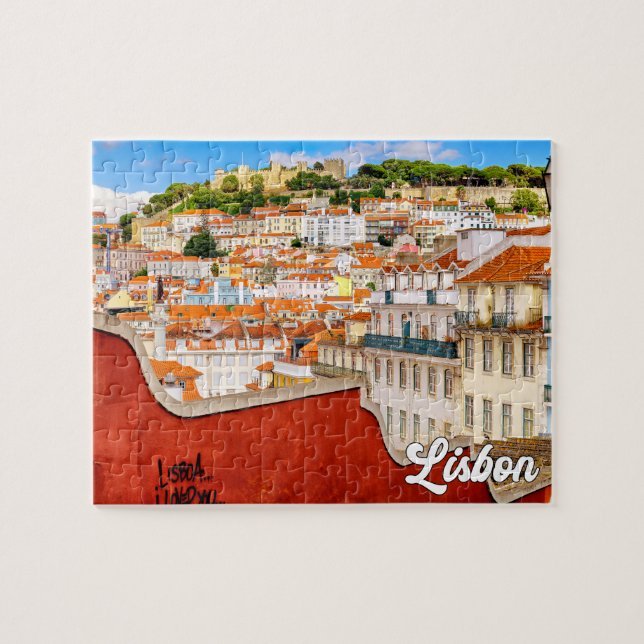Quebra-cabeça Lisboa, Portugal (Horizontal)