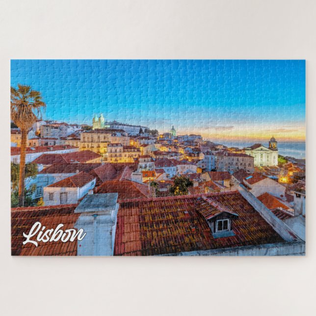 Quebra-cabeça Lisboa, Portugal (Horizontal)