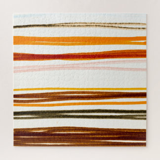 Quebra-cabeça Listras geométricas, ilustração da cor da água lar