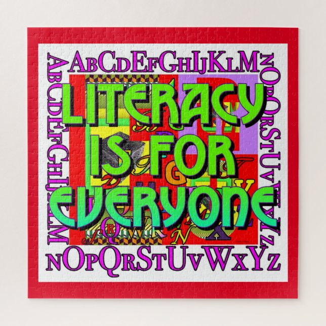 QUEBRA-CABEÇA LITERACIA É PARA TODOS (Vertical)