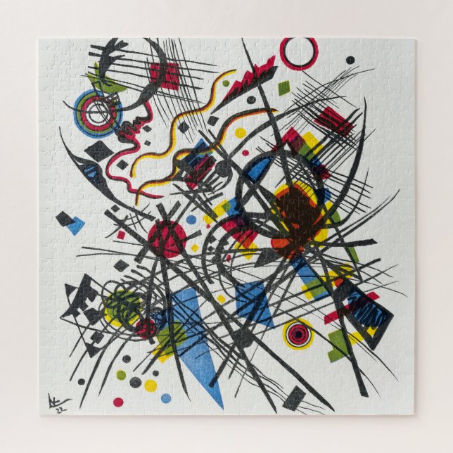 Quebra-cabeça Litografia para Vierte Bauhausmappe por Kandinsky (Vertical)