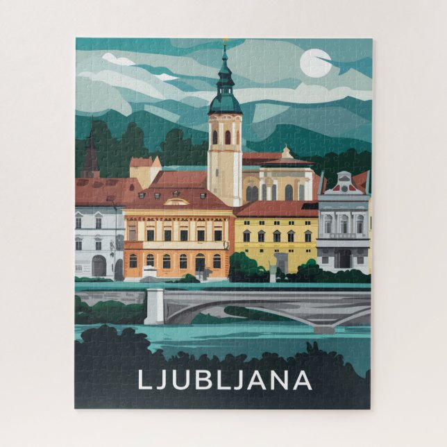 Quebra-cabeça Liubliana, Eslovênia (Vertical)