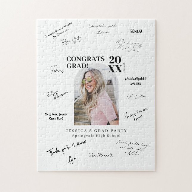 Quebra-cabeça Livro de Visitas Puzzle para Formatura (Criador carregado)