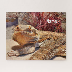 Quebra-cabeça Lizard de Dragão Carborado Personalizado para Adul