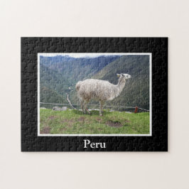 Quebra-cabeça Llama Inca Trail Cusco Peru Andes Mountain Inka