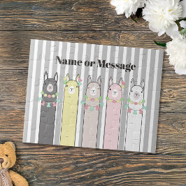 Quebra-cabeça Llamas Coloridas, Tortas Personalizadas, Coloridas