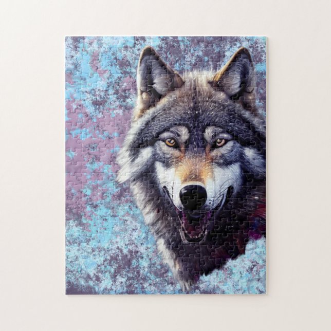 Quebra-cabeça Lobo (Vertical)