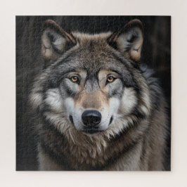 Quebra-cabeça Lobo Bonito