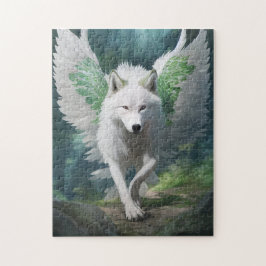 Quebra-cabeça Lobo Branco