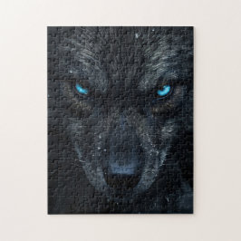 Quebra-cabeça Lobo Negro