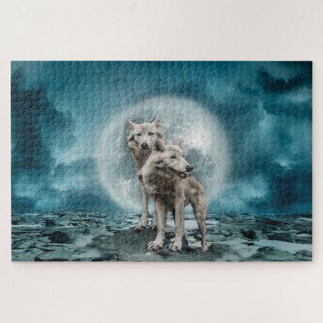 Quebra-cabeça Lobos (Horizontal)