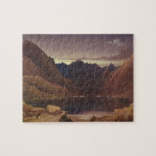 Quebra-cabeça Loch Coruisk, ilha de Skye - alvorecer, c.1826-32