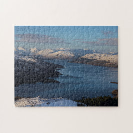 Quebra-cabeça Loch katrine, Trossachs, Escócia