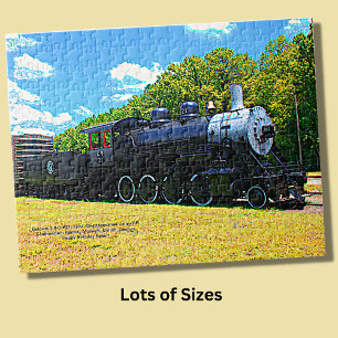Quebra-cabeça Locomotiva Baldwin 2-8-0 de Motor A Vapor - Adicio