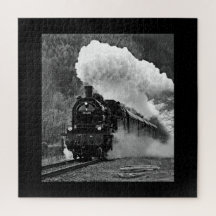 Locomotiva de locomotivas e comboios brancos
