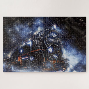 Quebra-cabeça Locomotiva de Vintagem do Comboio Fantasma