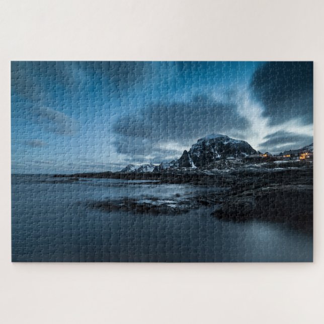 Quebra-cabeça Lofoten Norway Landscape Photo (Horizontal)