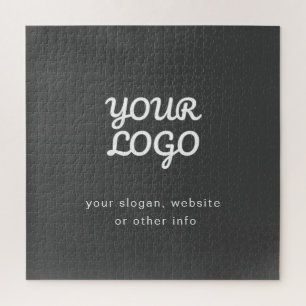 Quebra-cabeça Logotipo e texto da sua empresa CINZAS NA MODA