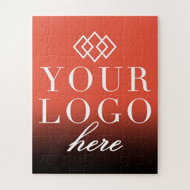 Quebra-cabeça Logotipo personalizado (Vertical)