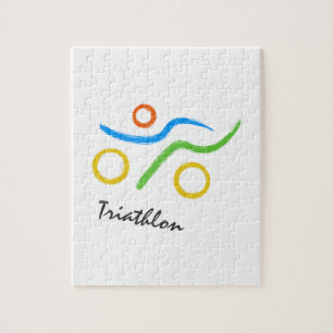 Quebra-cabeça Logotipo Triathlon