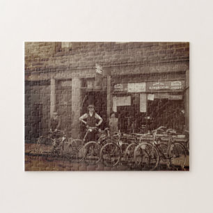 Quebra-cabeça Loja de Bicicletas Escocesa Antiga G J MacDonald c