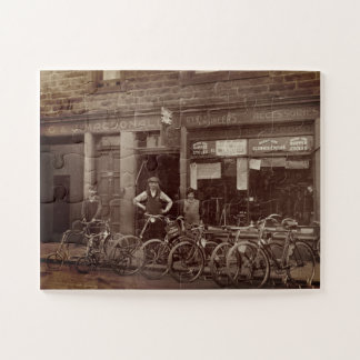 Quebra-cabeça Loja de Bicicletas Escocesa Antiga G J MacDonald c