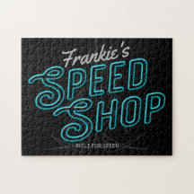 Loja de Velocidade Personalizada Garagem de Neon C