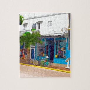 Quebra-cabeça Lojas coloridas em Key West
