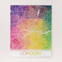 Quebra-cabeça London United Kingdom City Map Viagem