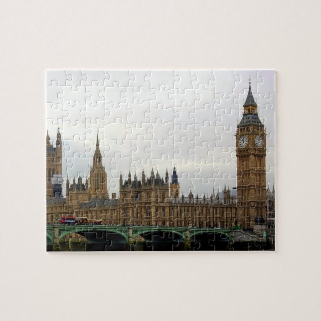 Quebra-cabeça Londres - Big Ben - Westminster - 8x10 - 110 pcs. (Horizontal)