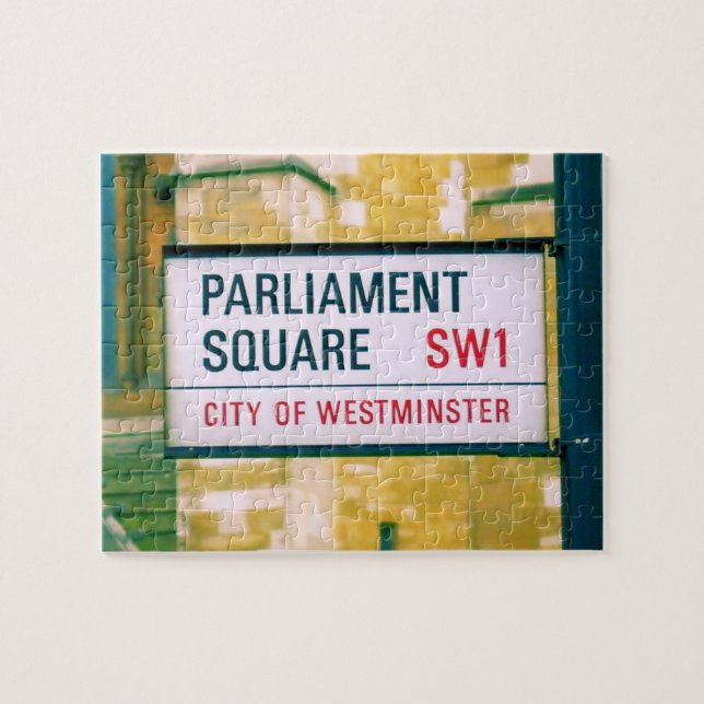 Quebra-cabeça Londres - Praça do Parlamento - 8x10 - 110 pcs (Horizontal)