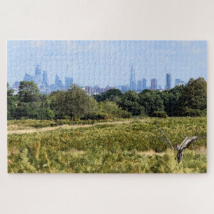 Quebra-cabeça Londres Skyline do Parque Richmond - 20x30 polegad