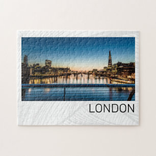 Quebra-cabeça Londres Uk Skyline Reino Unido Inglaterra Souvenir
