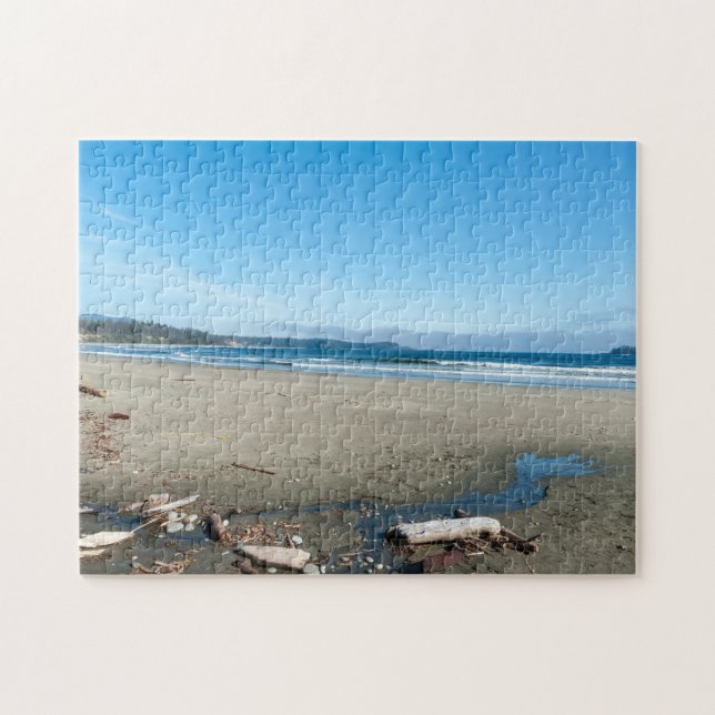 Quebra-cabeça Long Beach em Tofino - BC, Canadá (Horizontal)
