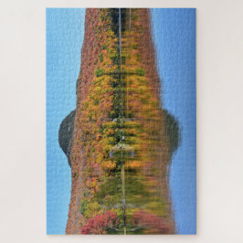 Quebra-cabeça Long Pond no outono, Westmore, Vermont